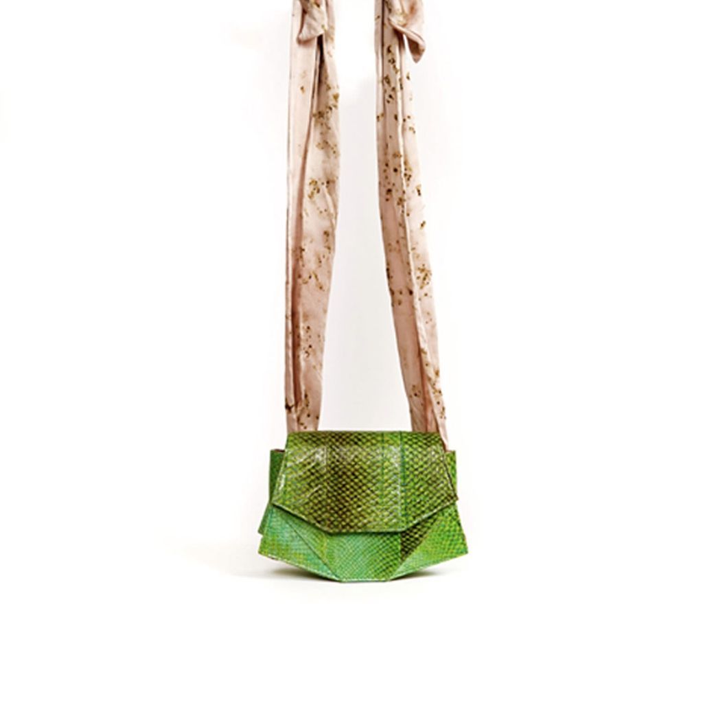 Women's Petite Laia - Pineapple Leather - Belt Bag - Green MAYU
