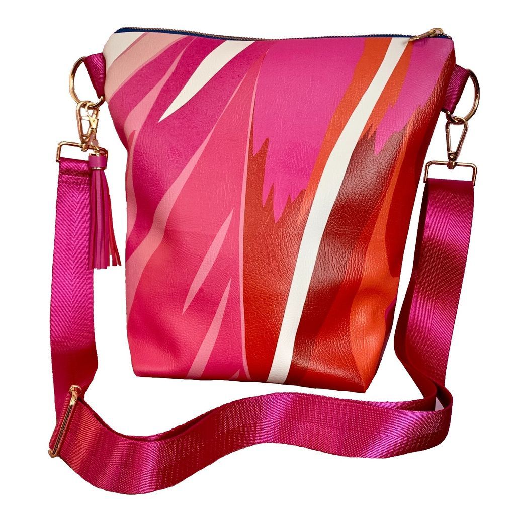 Women's Pink / Purple Amaranth Vegan Leather Handbag Chloe Croft London Limited