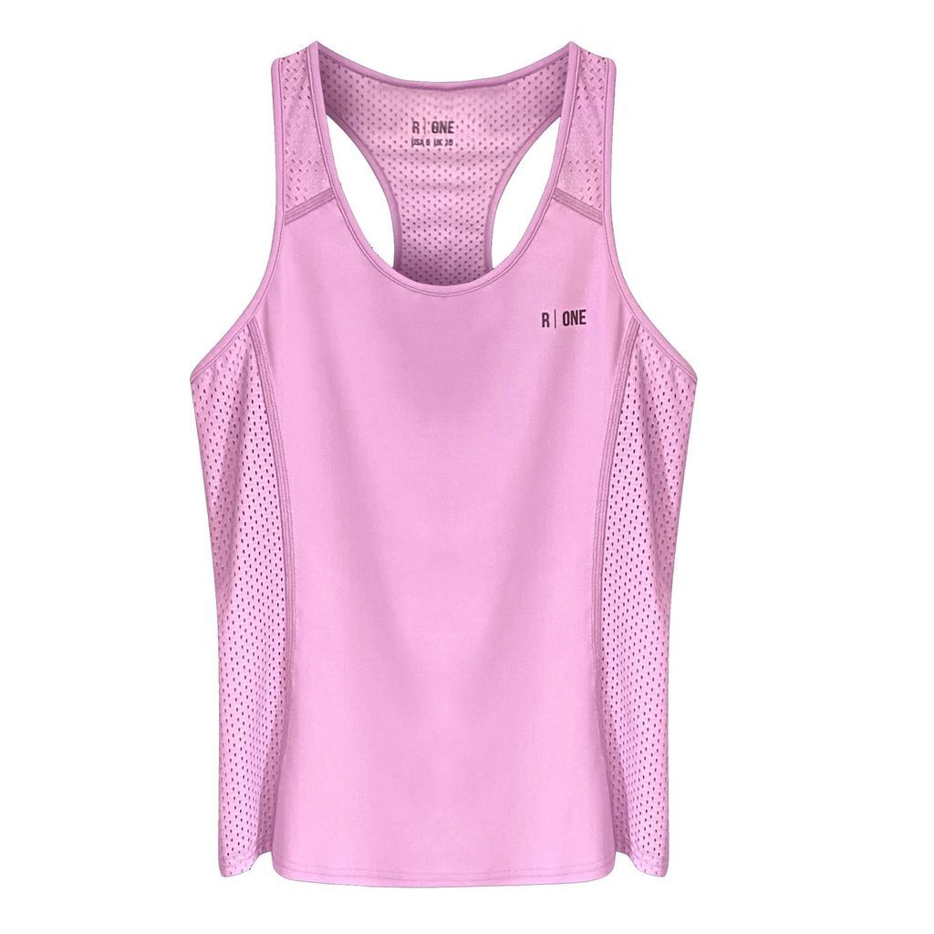 Women's Pink / Purple B-Confident Recycled Material Sports Vest - Pink & Purple Extra Small Reflexone
