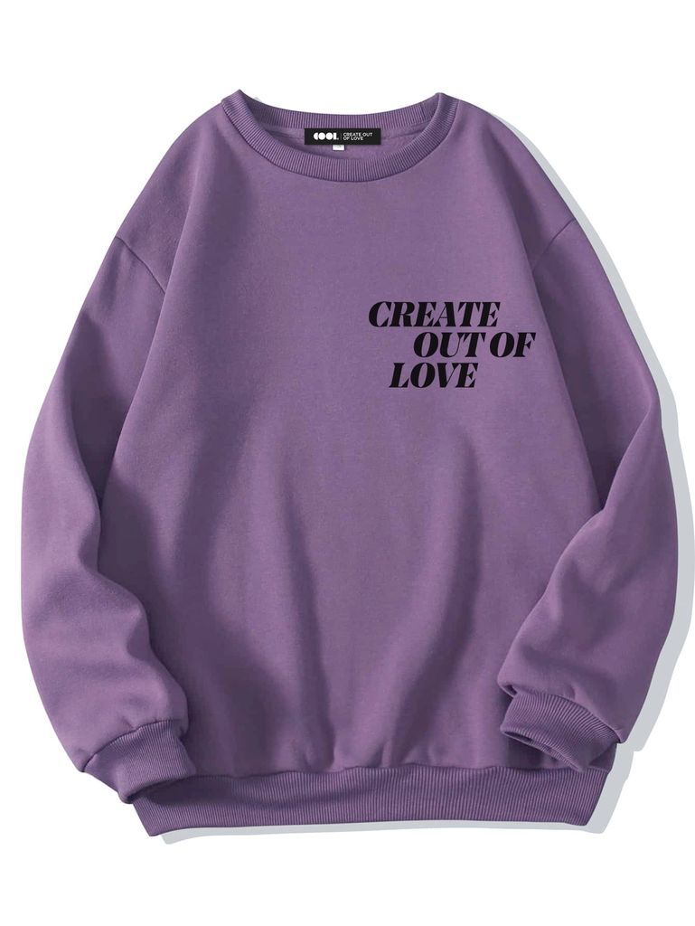 Women's Pink / Purple Cool Deconstruct Print Crewneck Sweatshirt Small COOL CREATIVE