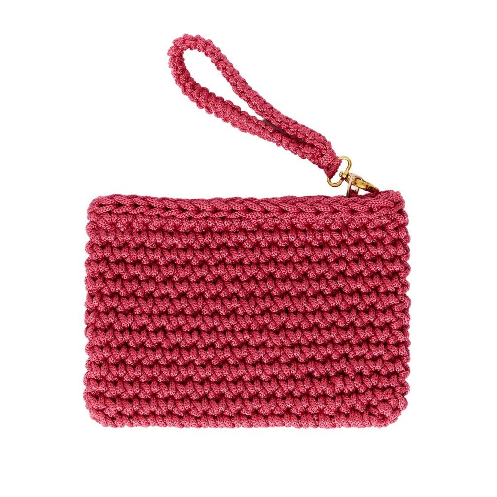 Women's Pink / Purple Crete Handmade Crochet Clutch In Pink N'Onat
