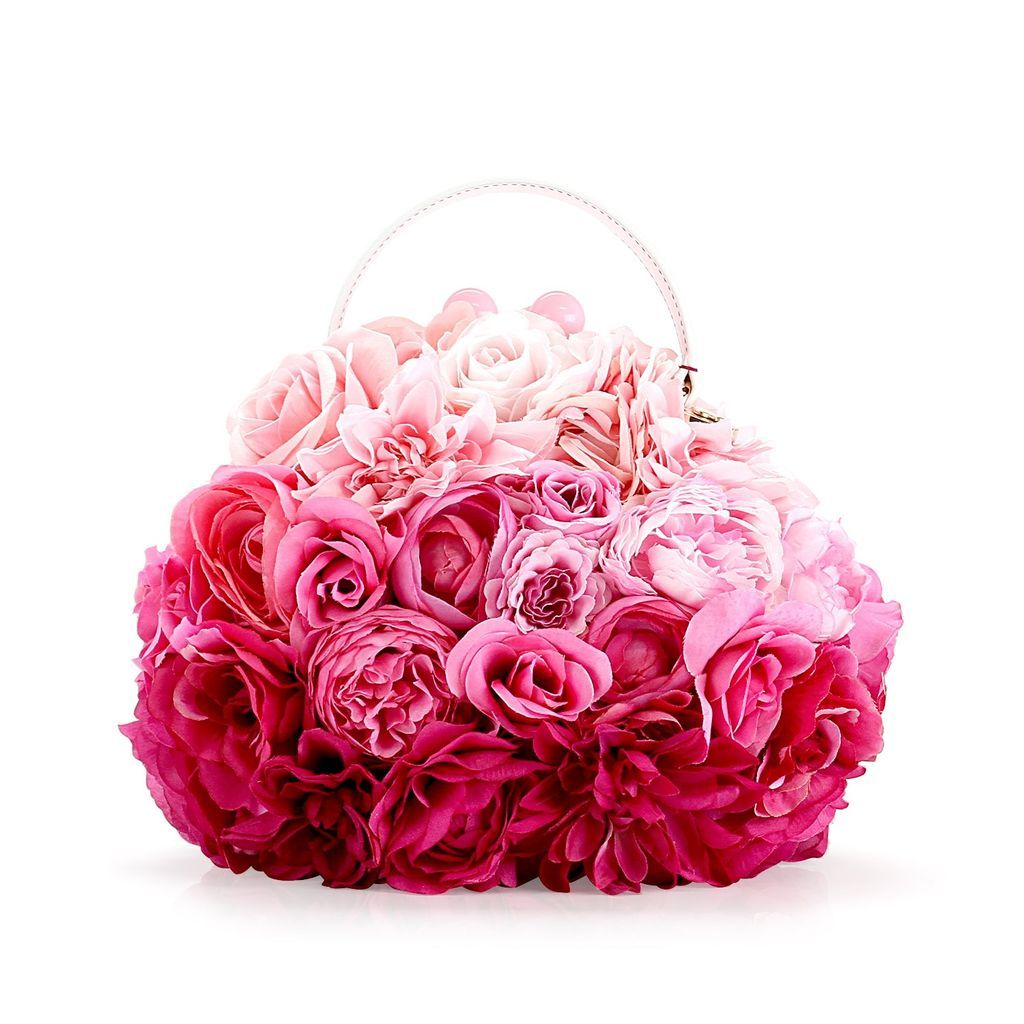Women's Pink / Purple Mrs. Robinson Posy Flower Bag One Size BB TAYLOR