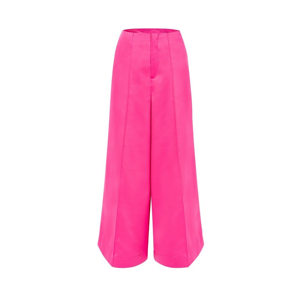 Women's Pink / Purple Pink Trousers Small BE TRASH