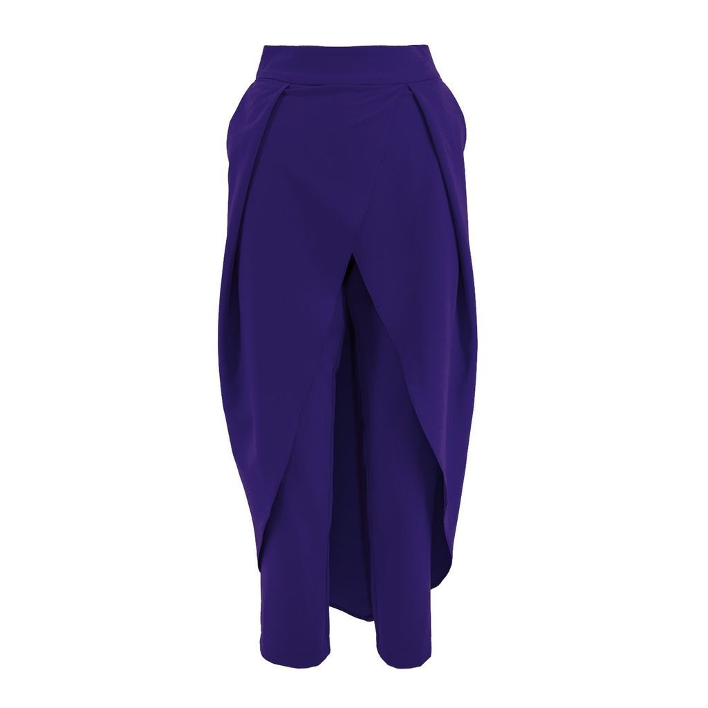 Women's Pink / Purple Purple Pants With Skirt Extra Small BLUZAT
