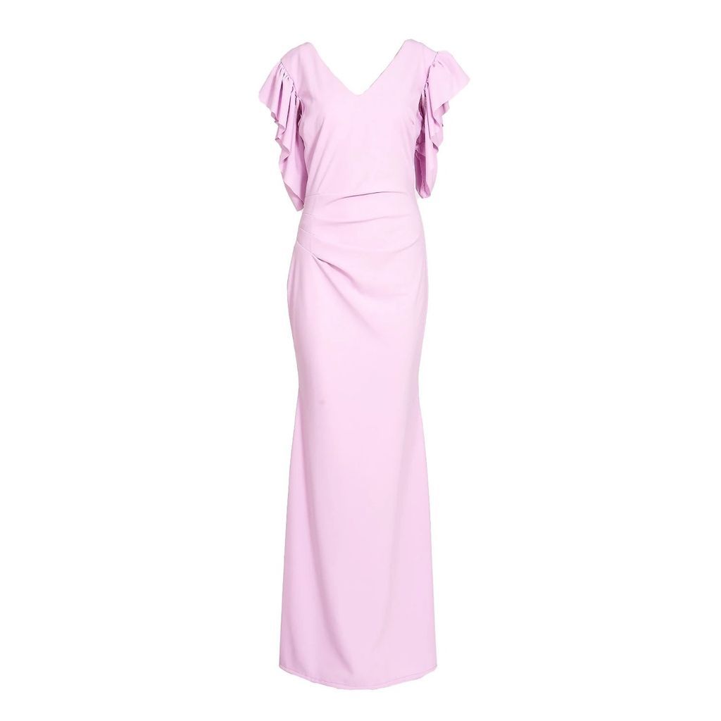 Women's Pink / Purple Riss Dress-Violet Xxs VOLSEW PARIS