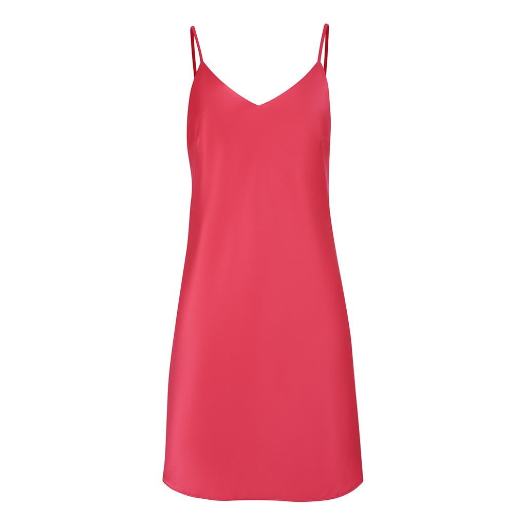 Women's Pink / Purple Short Pink Slip Dress Extra Small Agapes Wear