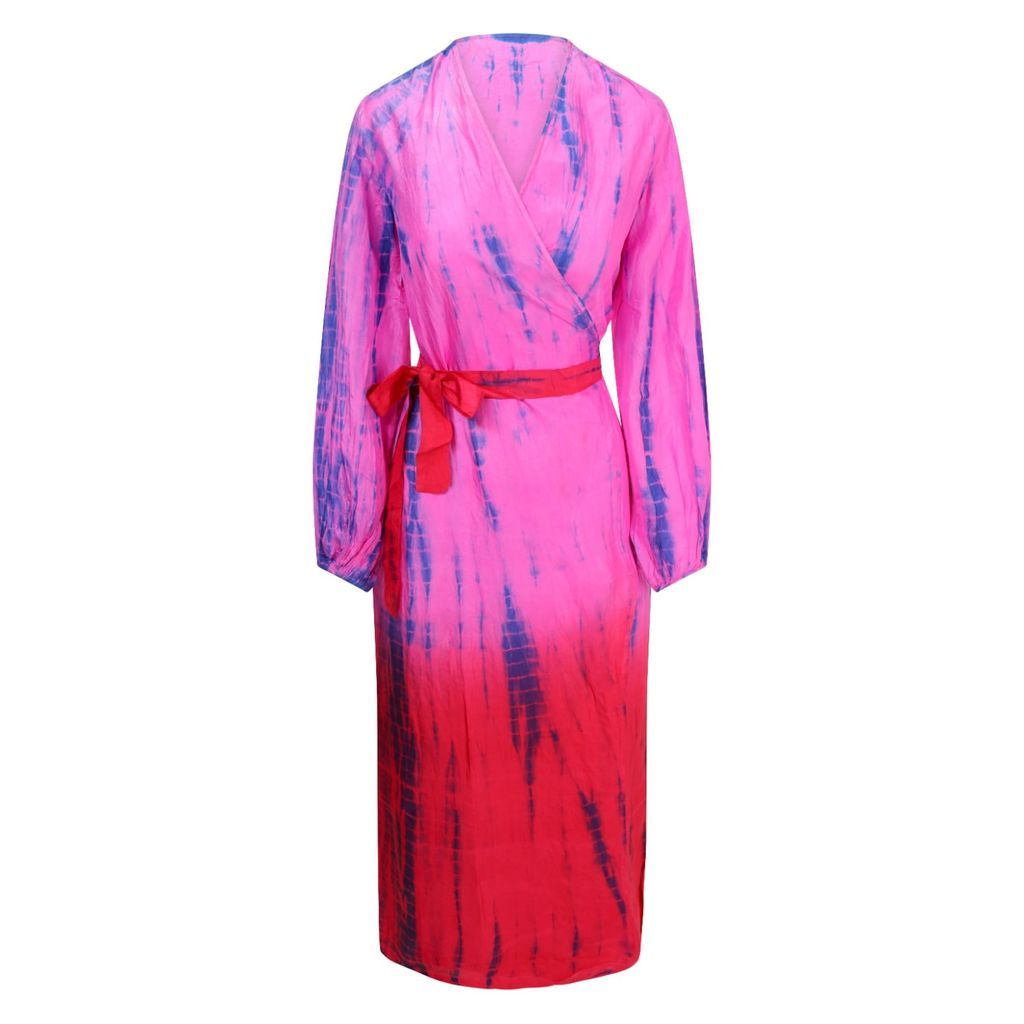 Women's Pink / Purple Suramaya Kimono Dress S/M Meraki Beach