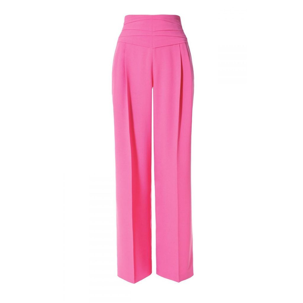 Women's Pink / Purple Trousers Sofia Pink Carnation Xxs Aggi