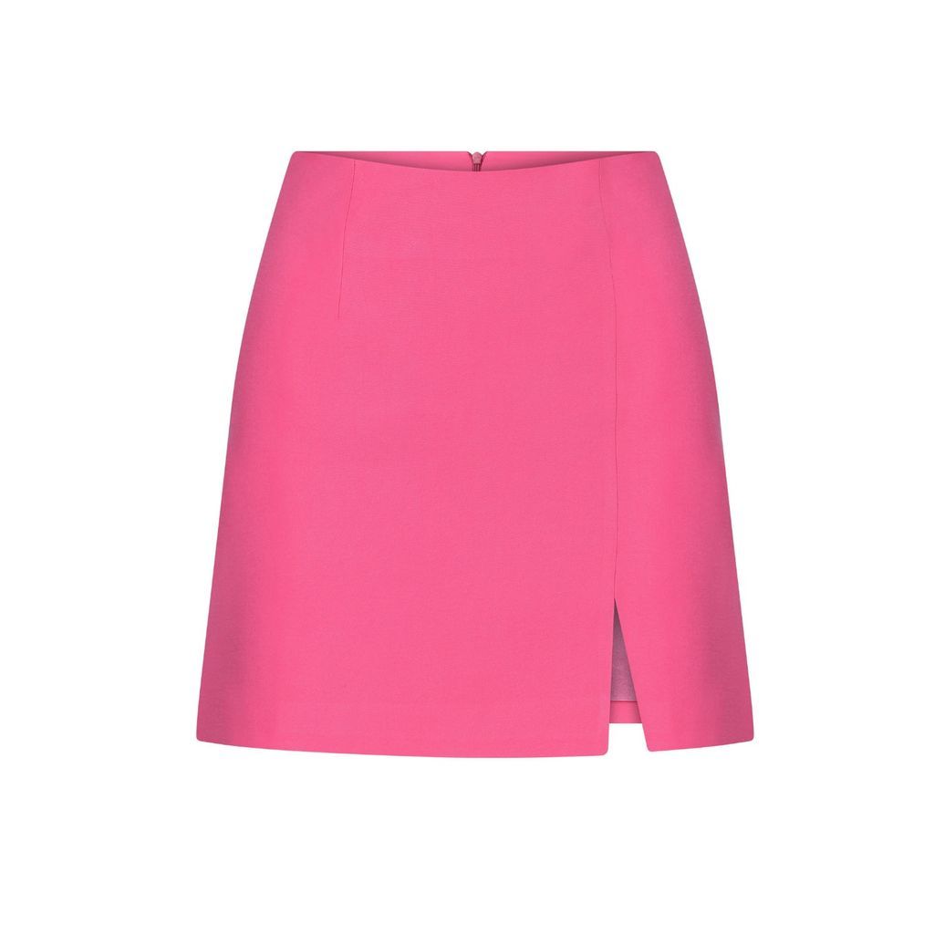 Women's Pink / Purple Vance A Line Mini Skirt In Bubble Gum Pink Xxs NAZLI CEREN