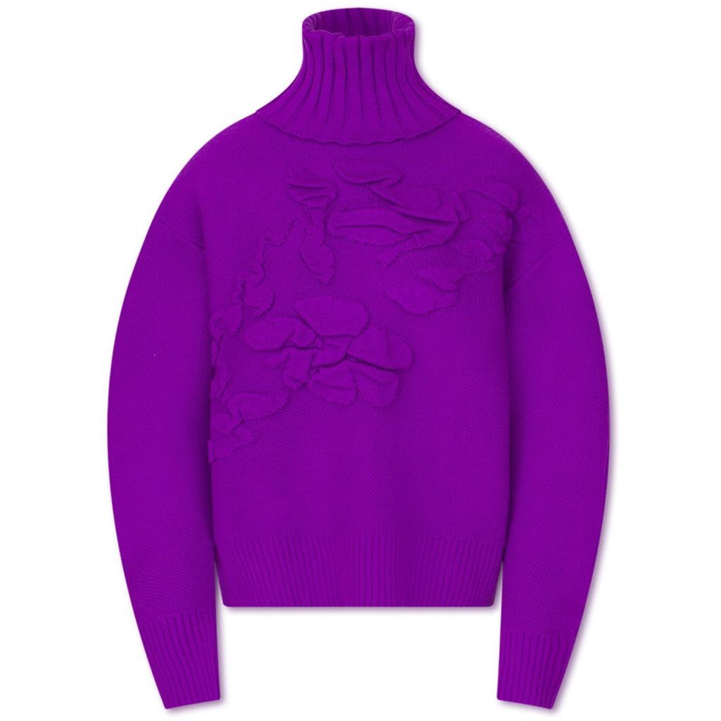 Women's Pink / Purple Xenon Knit Sweater - Violet Small DAIGE
