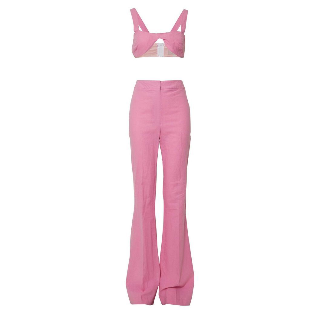 Women's Pink Isobel Trouser 2 Piece Set Extra Small Miscreants