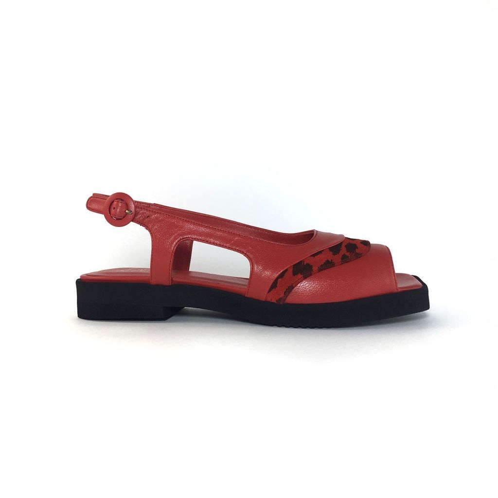 Women's Red / Black Lijadusis Red Black Sandals 4 Uk Atelier de Charlotte