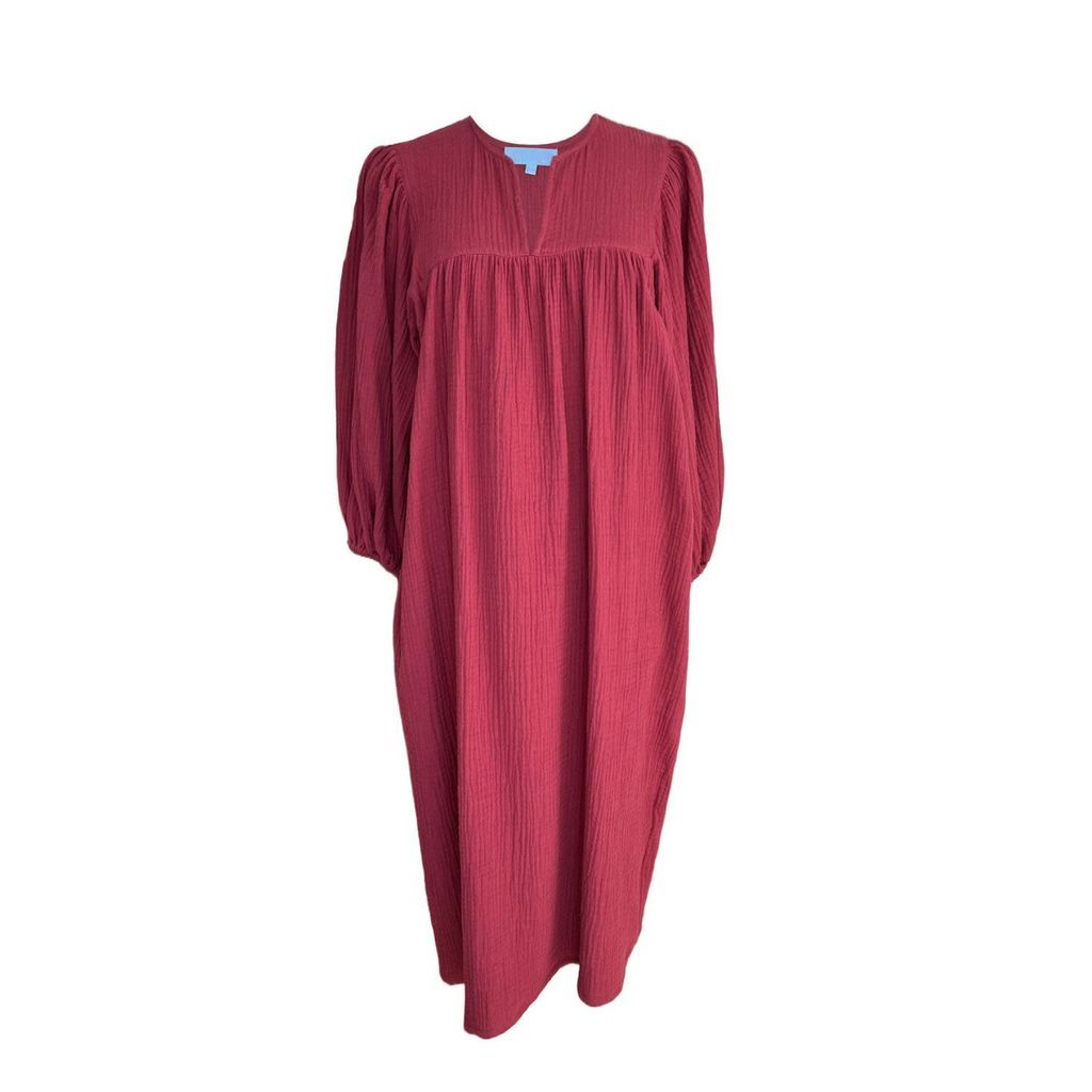 Women's Red Brick Paloma Gauze Dress One Size Stacia