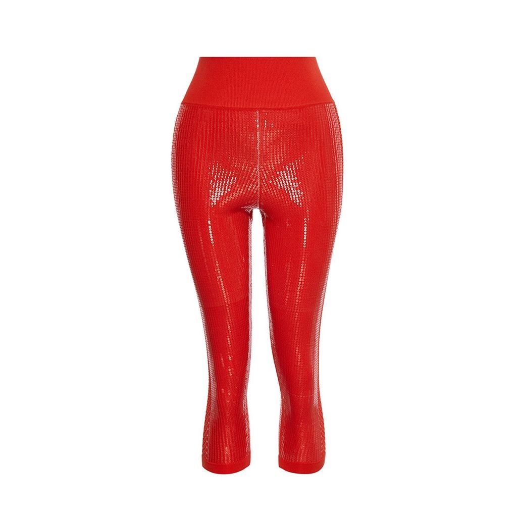 Women's Red Louise Seaquined Orange Leggings Xs/S Atelier38