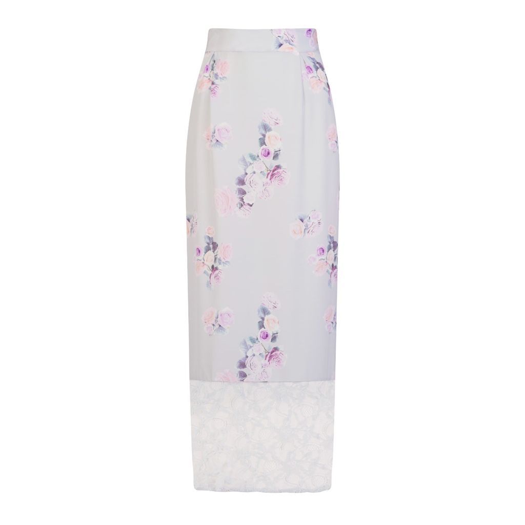 Women's Rose Silk Maxi Skirt Extra Small Sophie Cameron Davies