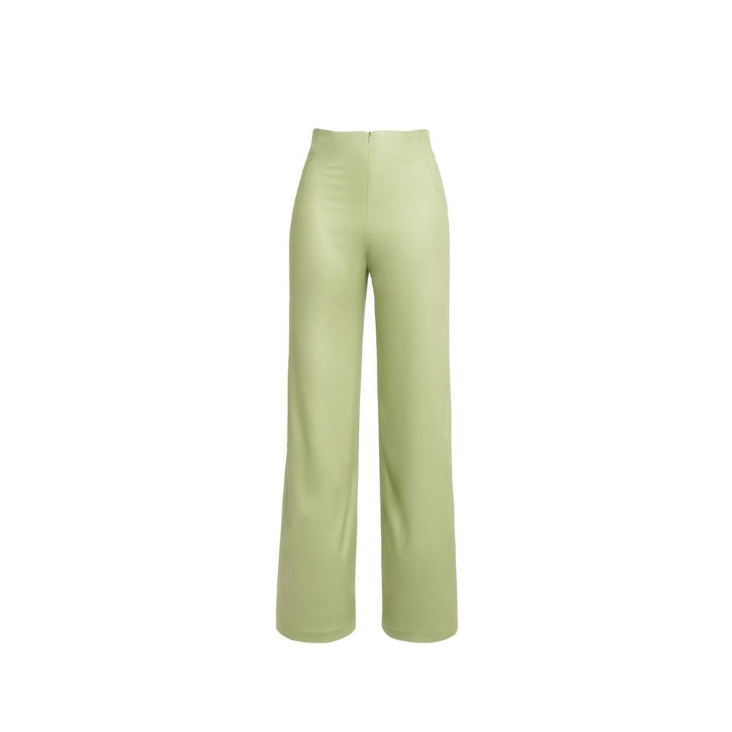 Women's Seamless Pants - Green Xxxs HELENA MAGDALENA