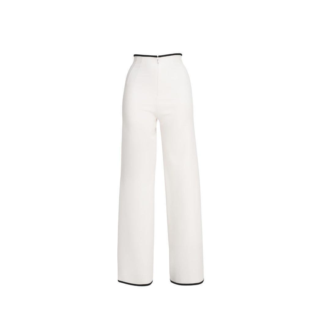 Women's Seamless Pants - White Xxxs HELENA MAGDALENA