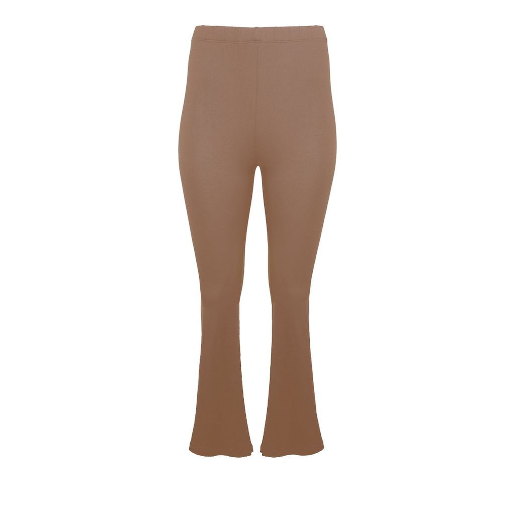 Women's Sienna Modal Flare Pant - Pecan Extra Small LEZAT