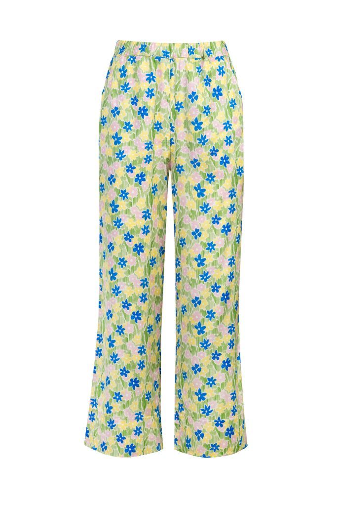 Women's Straight-Leg Pants In Meadow Print Extra Small JAAF