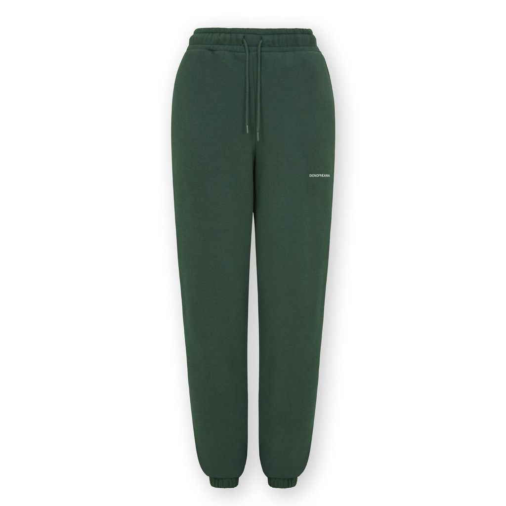 Women's The Mind Body Earth Organic Cotton Jogger - Green Small Dion of Pæania