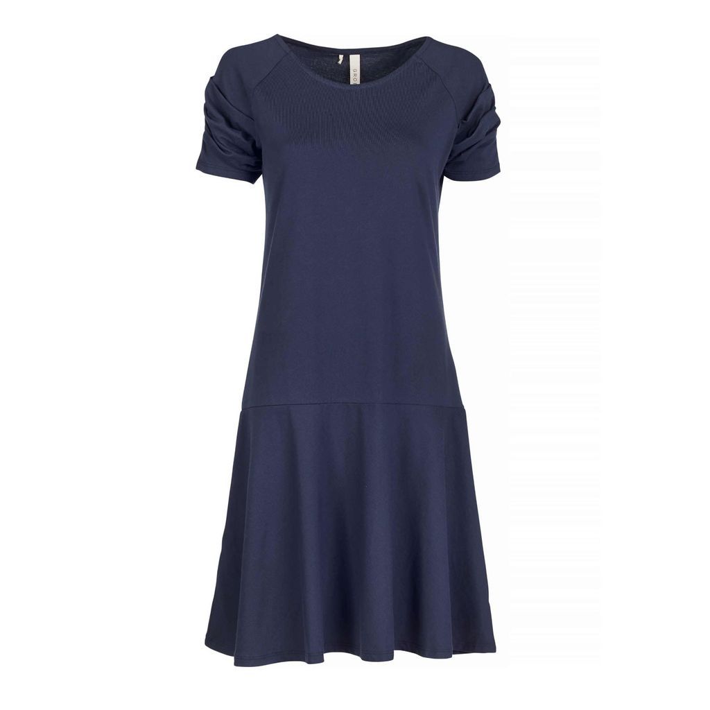 Women's The Organic Dress Elisabeth - Dark Blue Small GROBUND