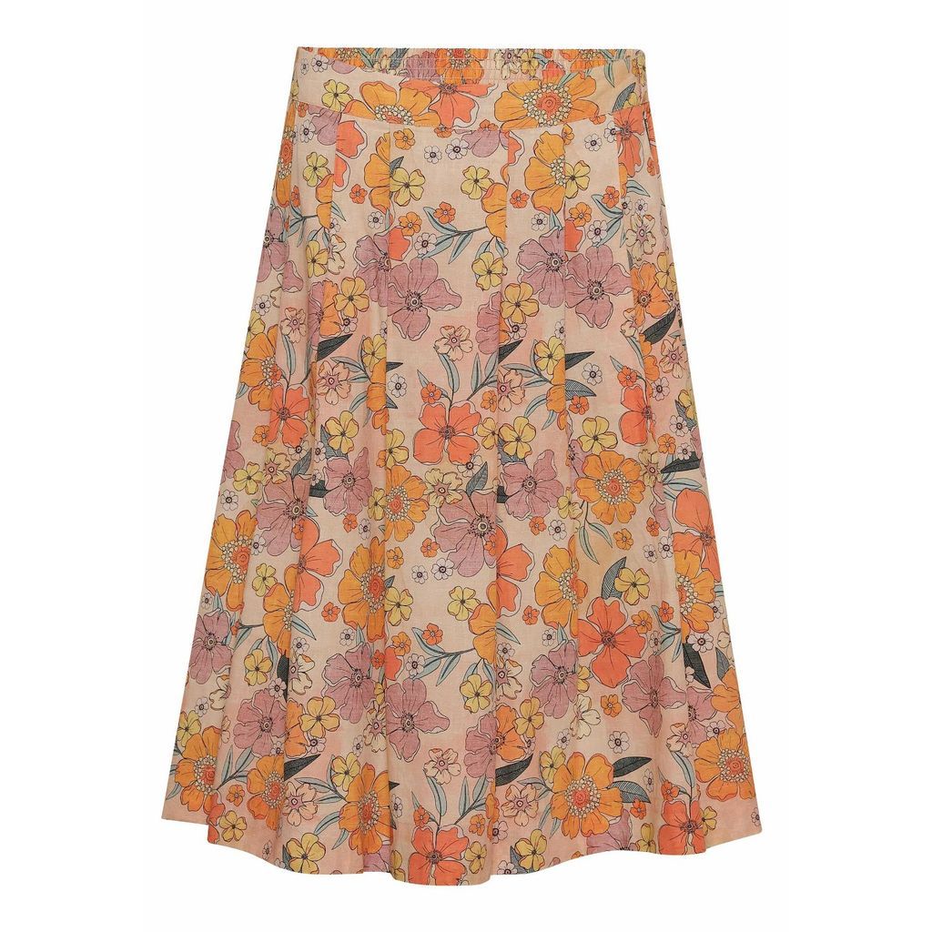 Women's The Organic Skirt Nelly - Multicolour Small GROBUND