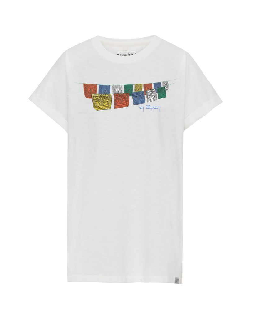 Women's Tibet Organic Cotton T-Shirt Off White Extra Small KOMODO