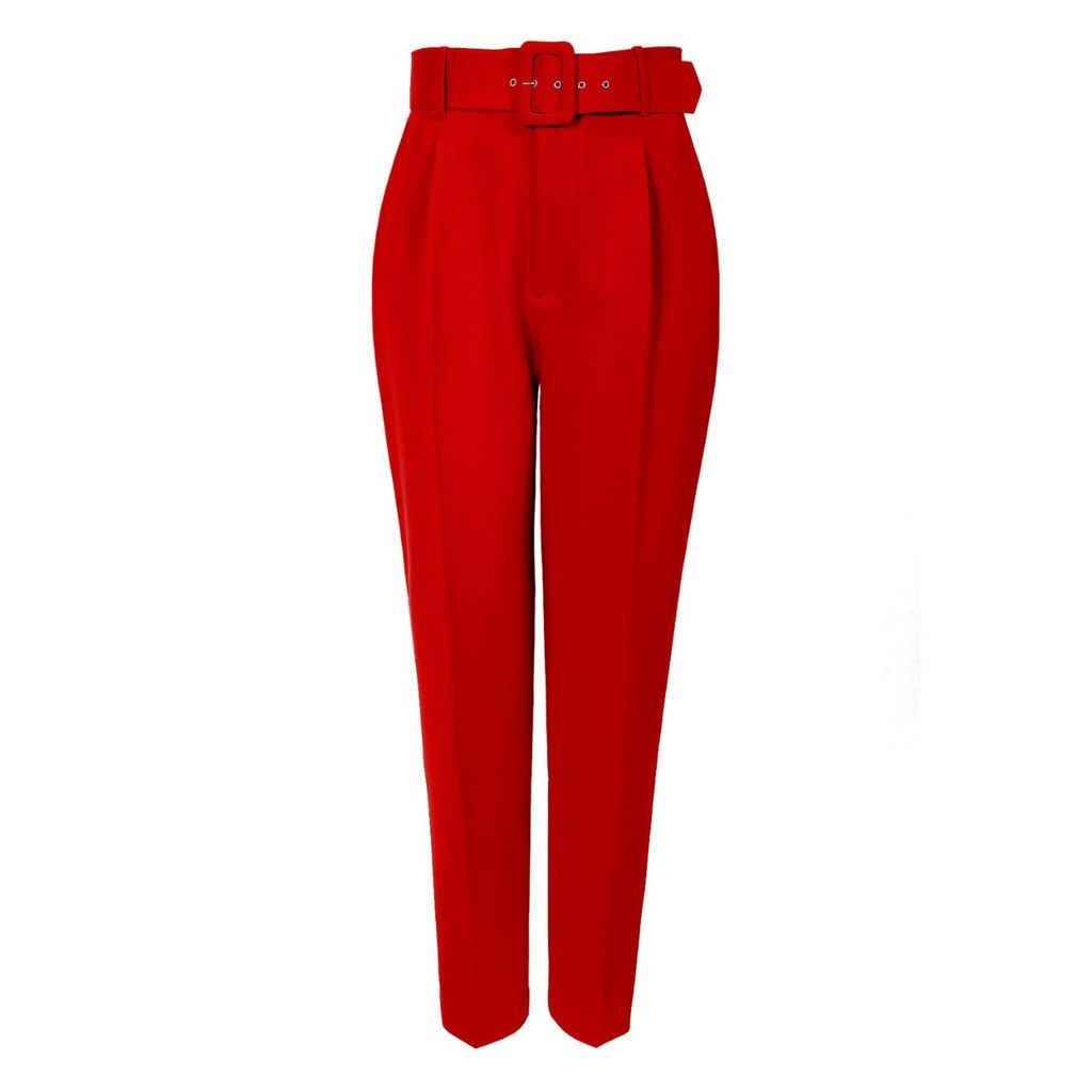 Women's Tracey True Red Trousers Extra Small Aggi