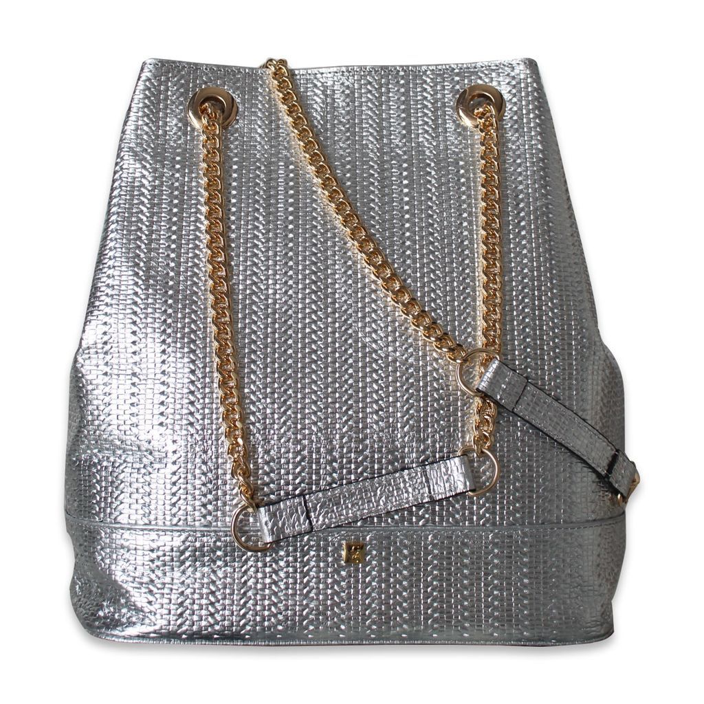 Women's Tribeca Bucket Bag - Silver Carolina Crowley