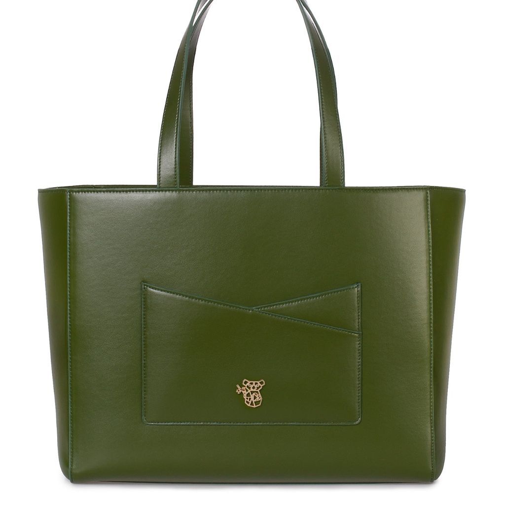 Women's Vegan Cactus Leather - Tote Green AMARÉ Vegan Bags