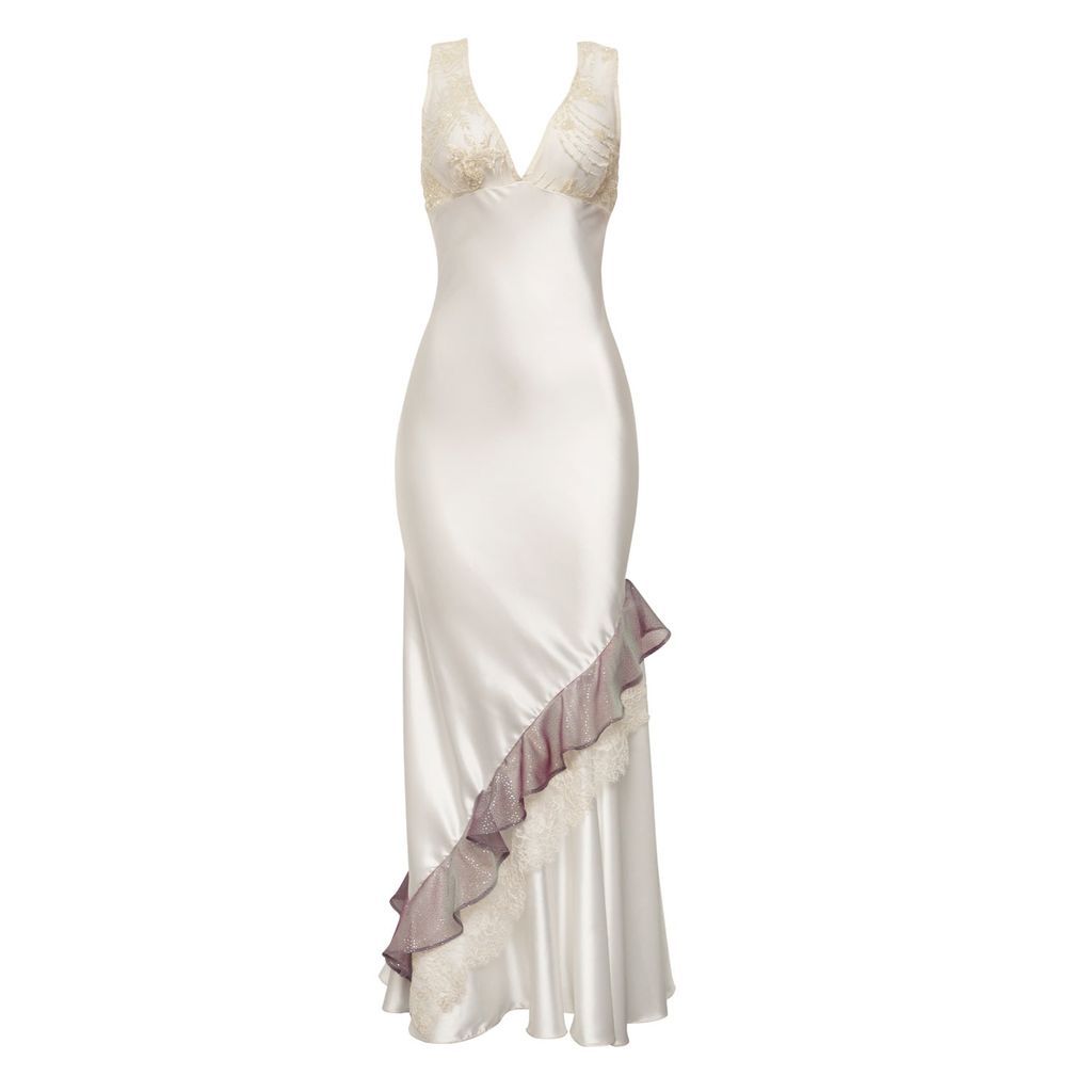 Women's White Exwife Dress Extra Small Paloma Lira