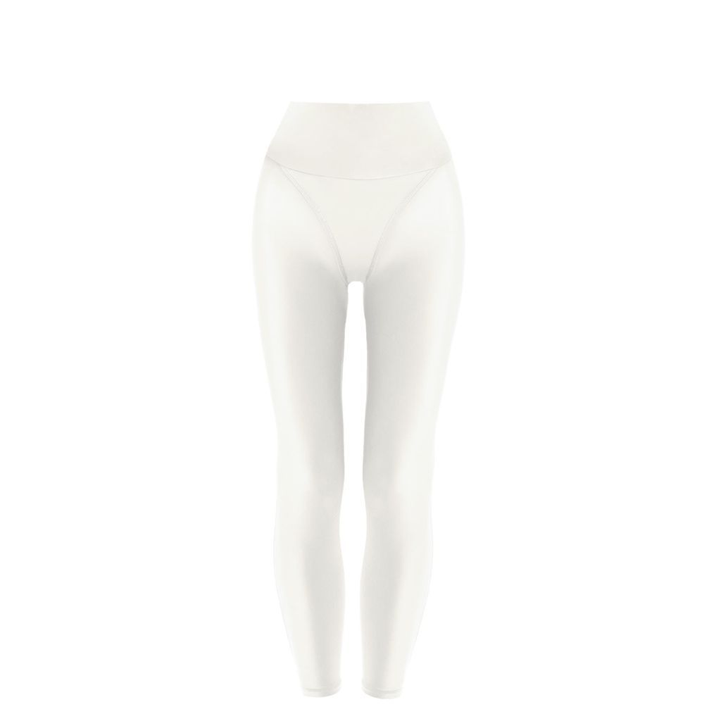 Women's White Ivory Performance Leggings Extra Small VEOM Activewear