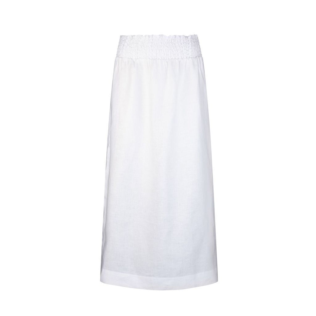 Women's White Mojito Maxi Skirt - Ivory Extra Small dref by d
