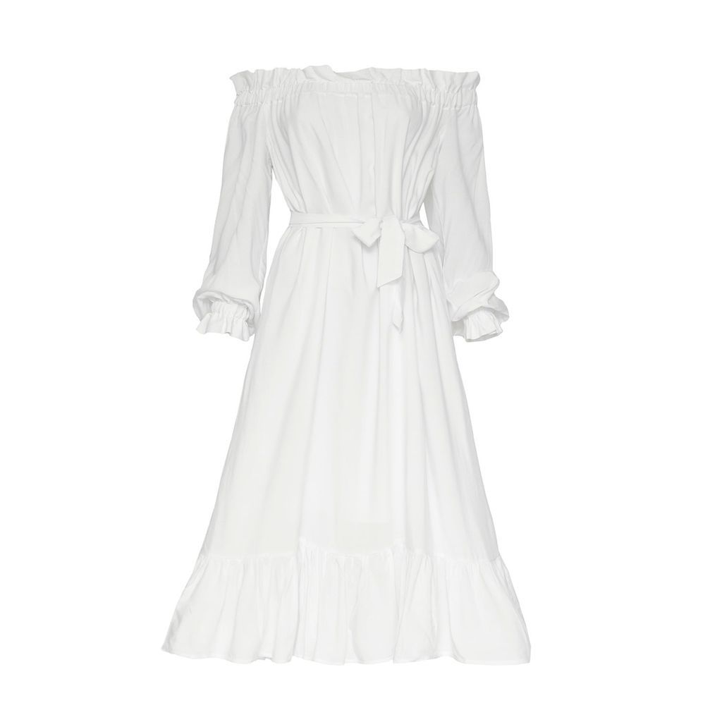 Women's White Provence Dress Extra Small La Musa
