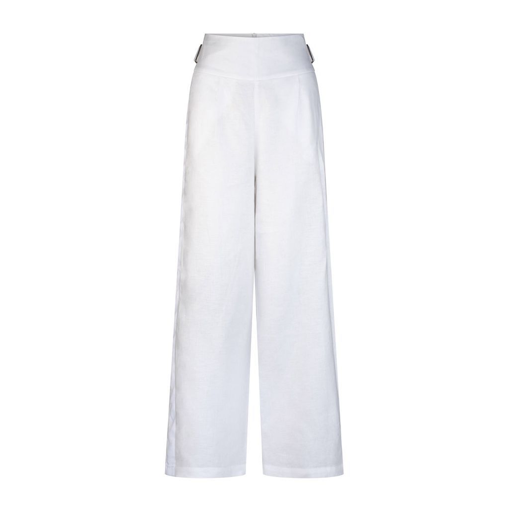 Women's White St Tropez Pant - Ivory Extra Small dref by d