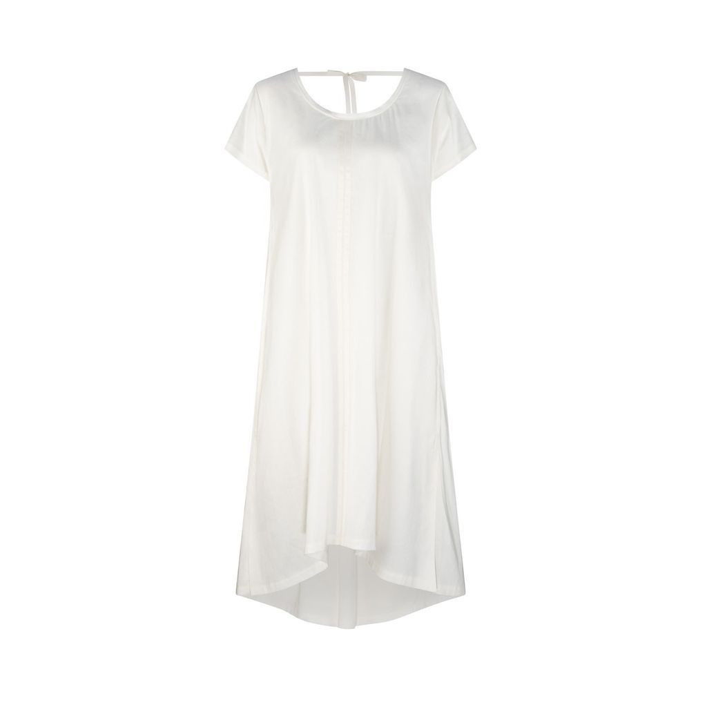 Women's White Tokyo Midi Dress - Ivory Extra Small dref by d
