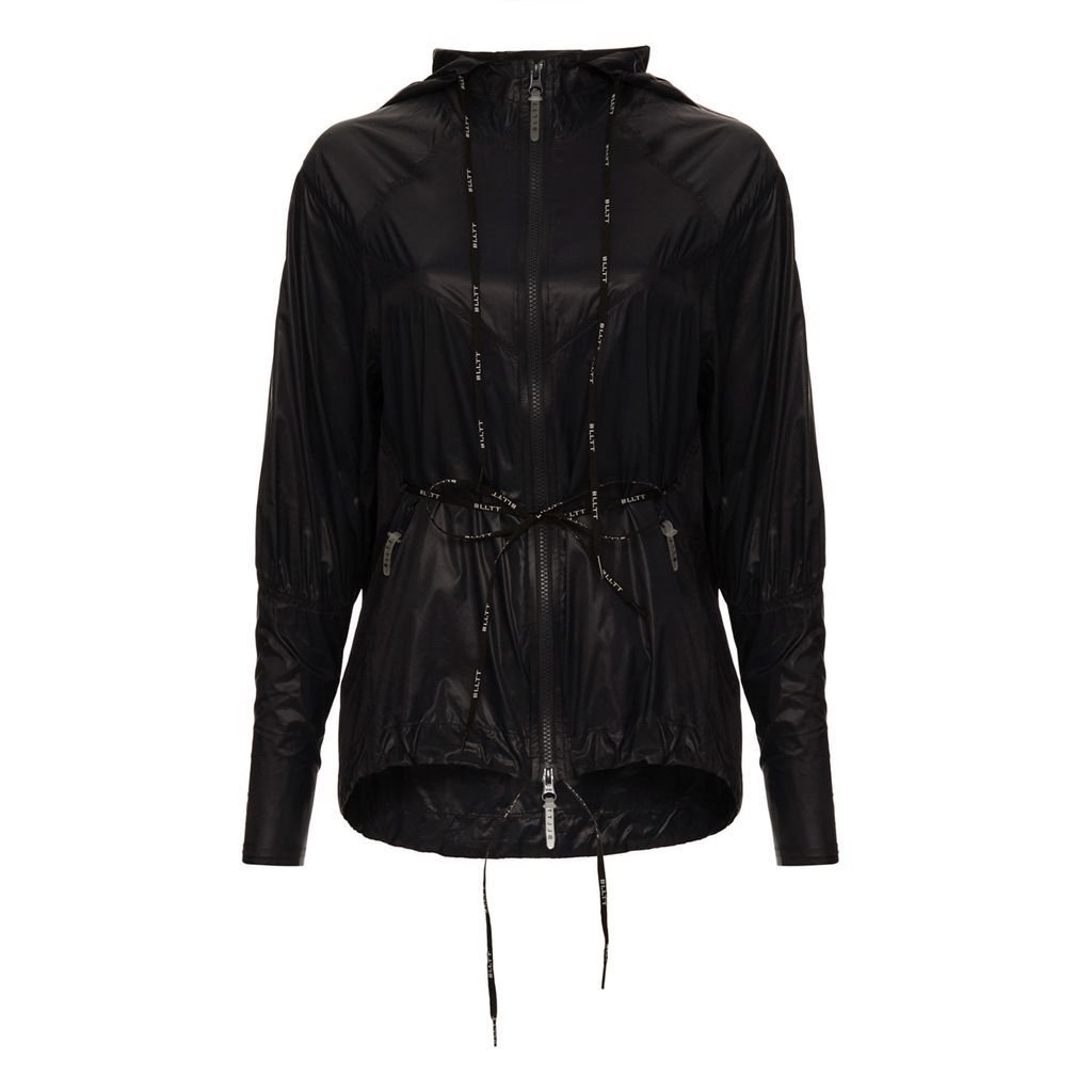 Women's Windbreaker Jacket Bag Nero Black Large Balletto Athleisure Couture