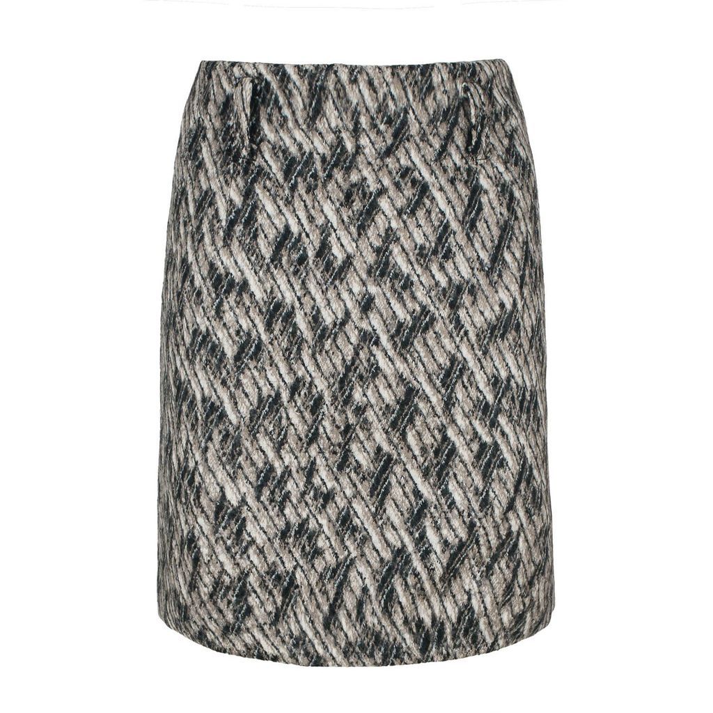 Women's Wool Blend Mini Skirt By Conquista S