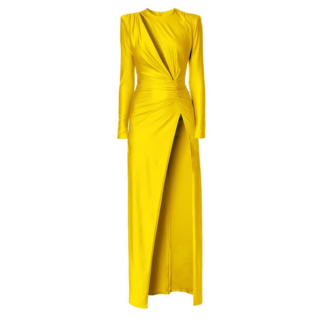 Women's Yellow / Orange Adriana Super Yellow Dress Xxs Aggi