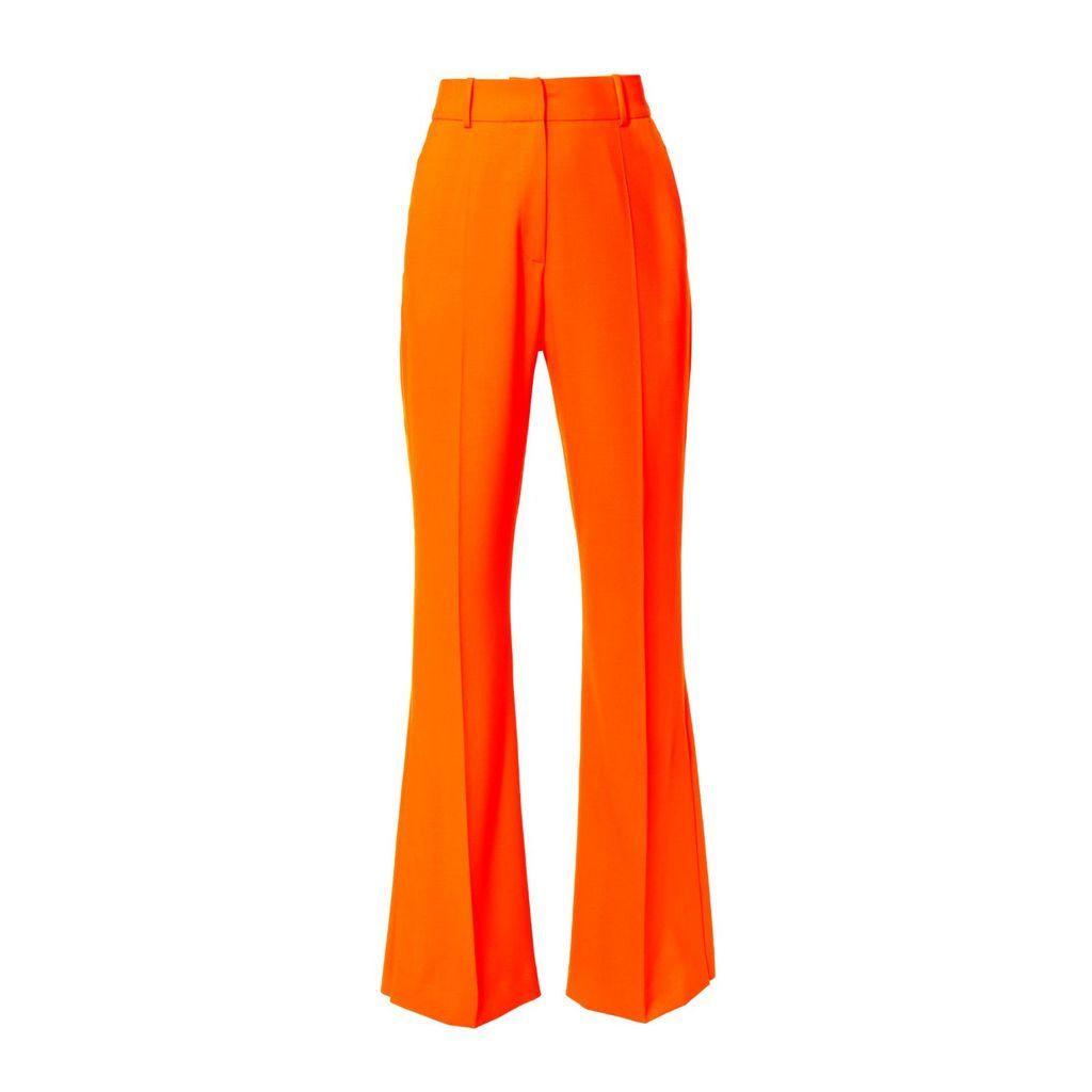 Women's Yellow / Orange Camilla Neon Orange Flared Pants Extra Small Aggi
