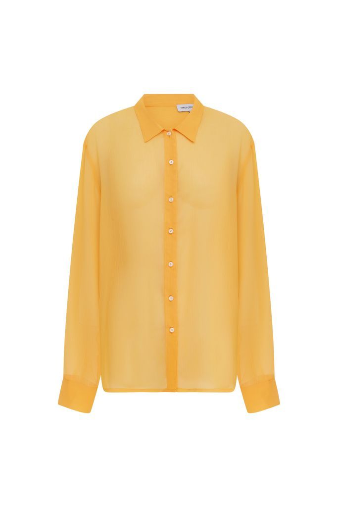 Women's Yellow / Orange Daffodil Shirt Tangerine Xxs FIRST COLOURS