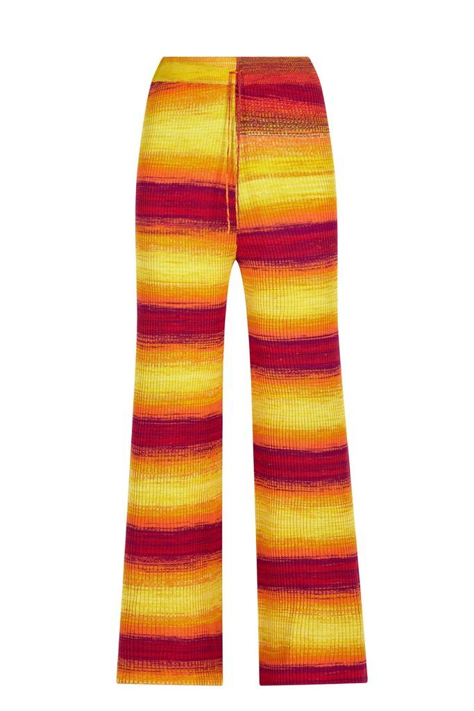 Women's Yellow / Orange Hyacinth Organic Cotton Trousers - Sunshine Brights Extra Small KOMODO