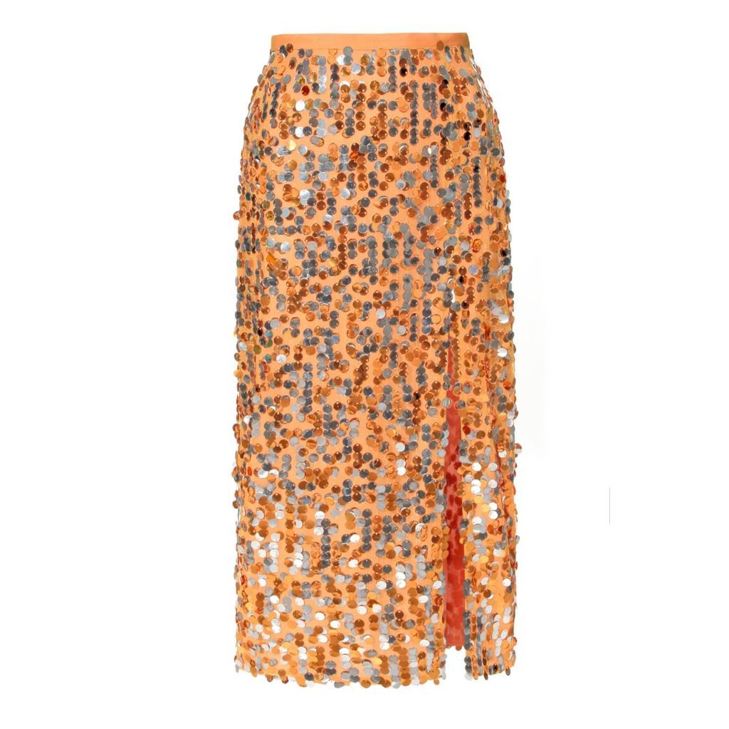 Women's Yellow / Orange Layla Nectarine Skirt Extra Small Aggi