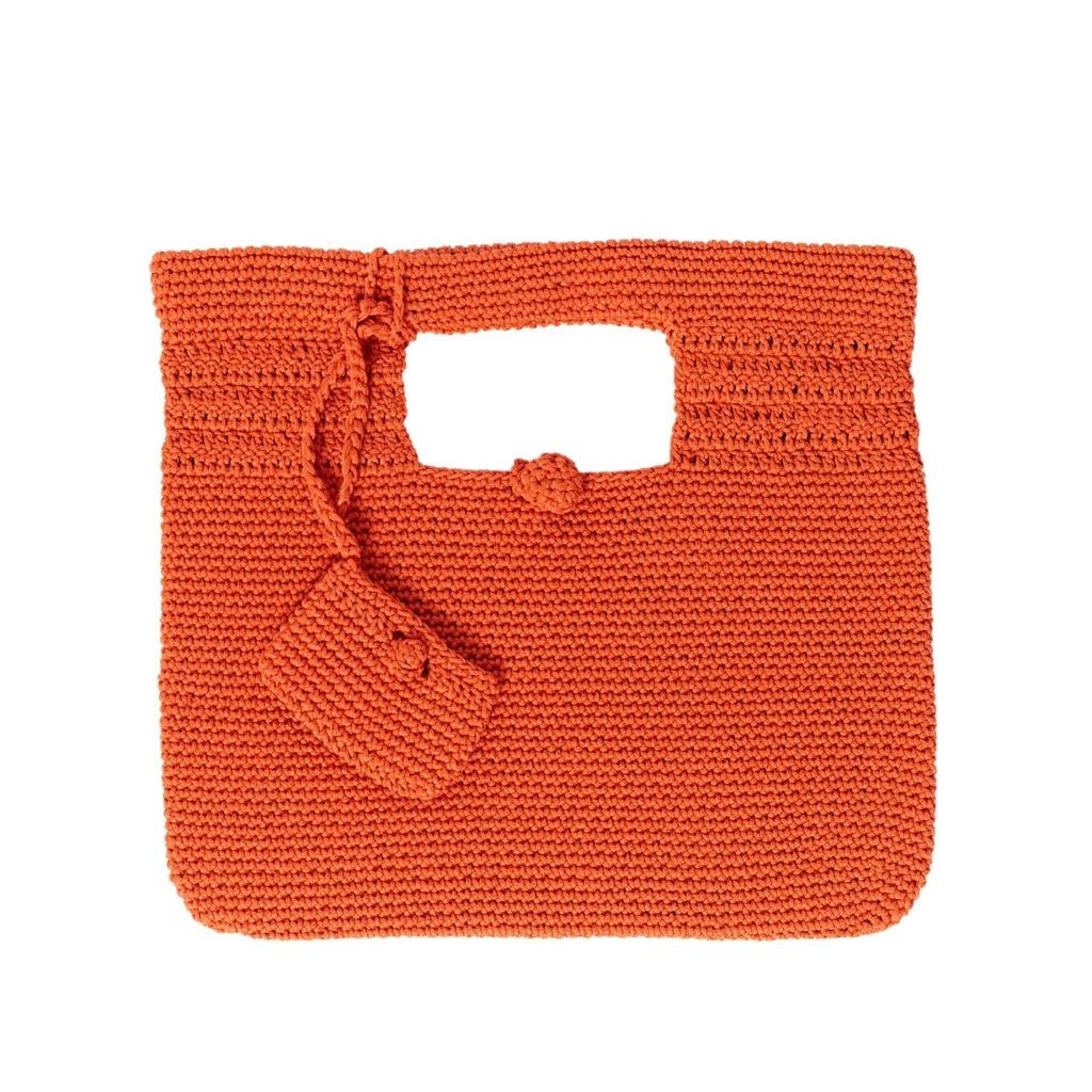Women's Yellow / Orange Santorini Crochet Bag In Orange N'Onat
