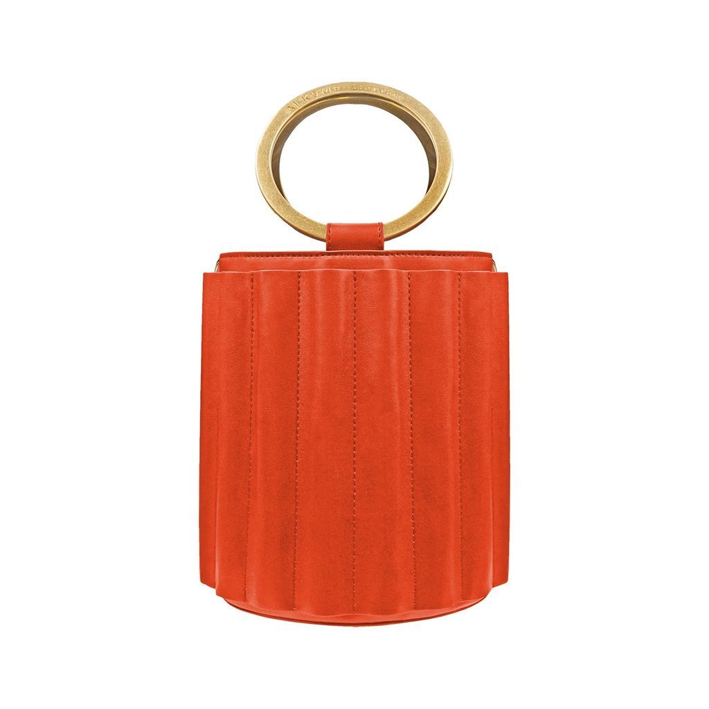 Women's Yellow / Orange Water Metal Handle Bucket Bag - Orange Alkeme Atelier