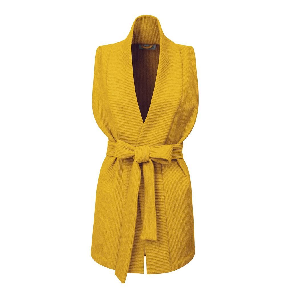 Women's Yellow / Orange Yellow Vest LA FEMME MIMI