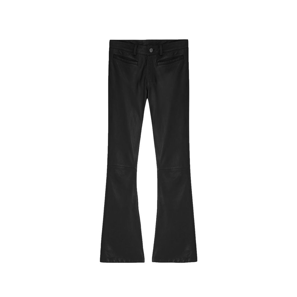 Womens Leather Hendrix Pants - Black 26