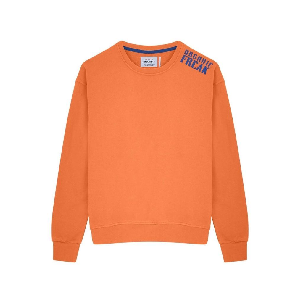 Yellow / Orange Organic Freak Cool And Iconic Organic Women Sweatshirt Orange Color Small simpleQloth