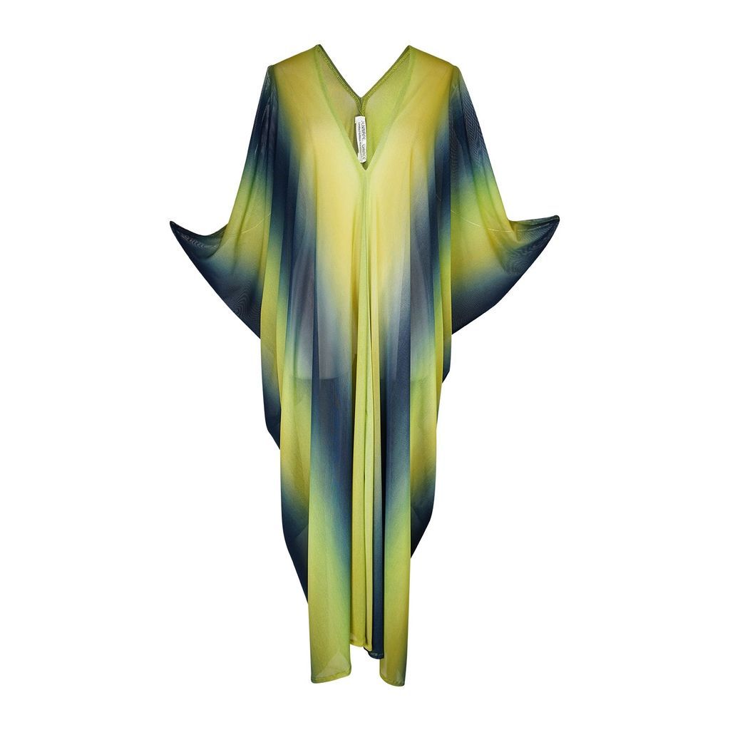 Women's Dawn Rise Ombre Caftan Kaftan Dress One Size Jennafer Grace