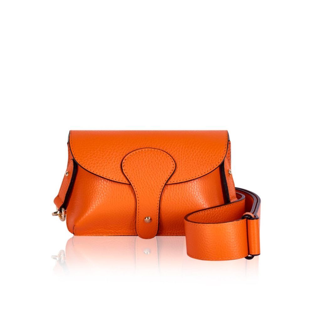 Women's Yellow / Orange Luca Small Crossbody Bag In Orange Betsy & Floss